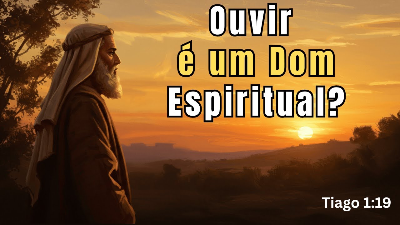 Versículos diários  - Tiago 1:19 — O Poder de Ouvir e o Dom do Silêncio