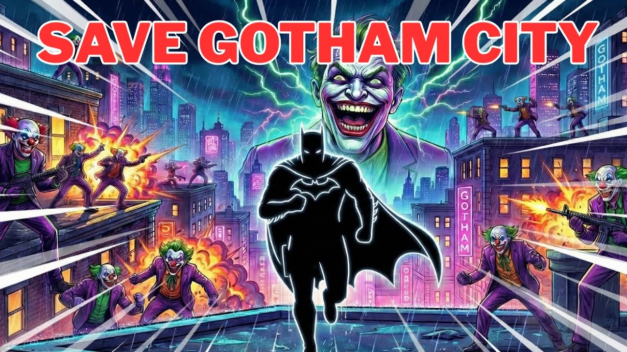 🦇 BATMAN vs JOKER: SAVE GOTHAM CITY! 💣🦇 STOP THE BOMB! 🏃‍♂️ Interactive Brain Break & Kids Workout 👊