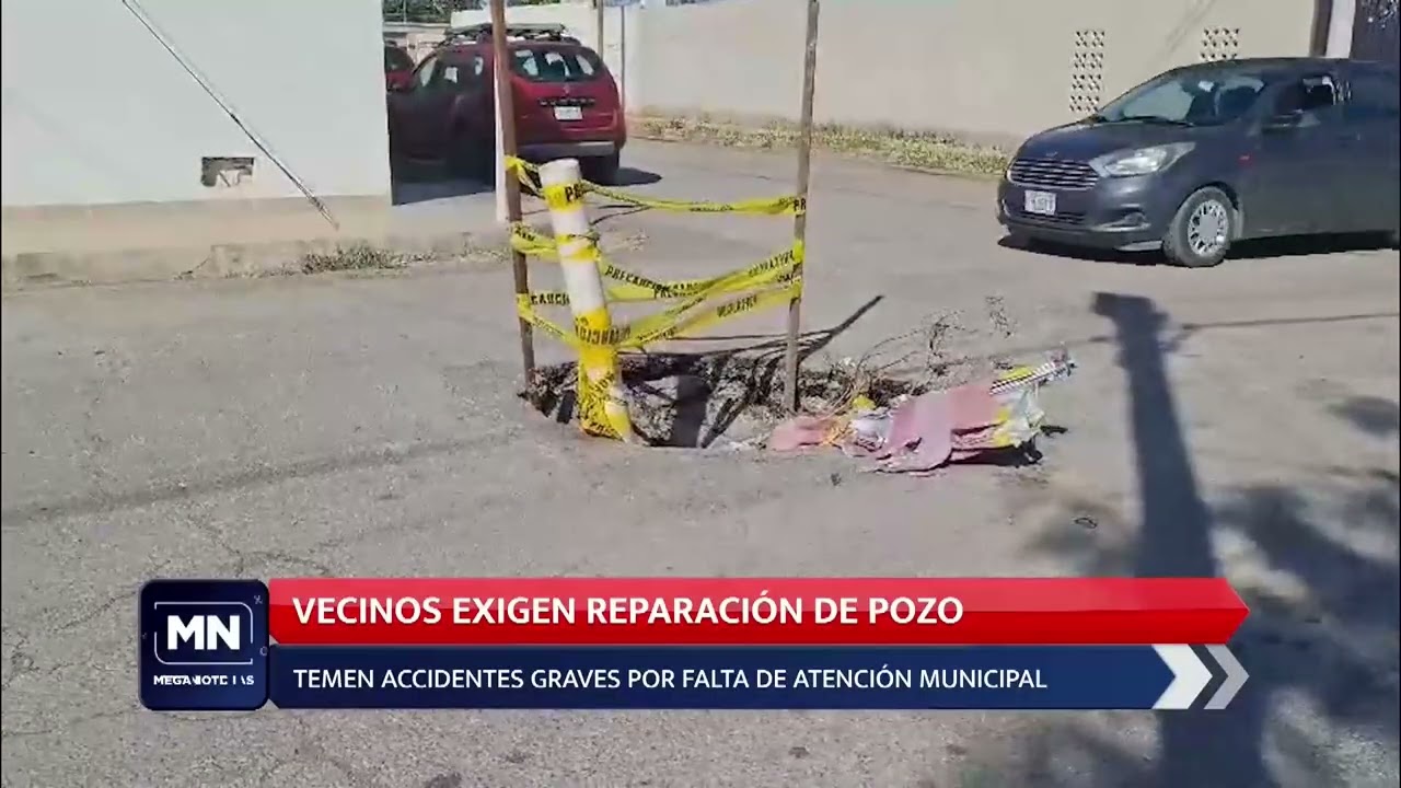 ¡Trampa mortal en Villa Florida! Vecinos exigen solución al SIMAS 🕳️⚠️