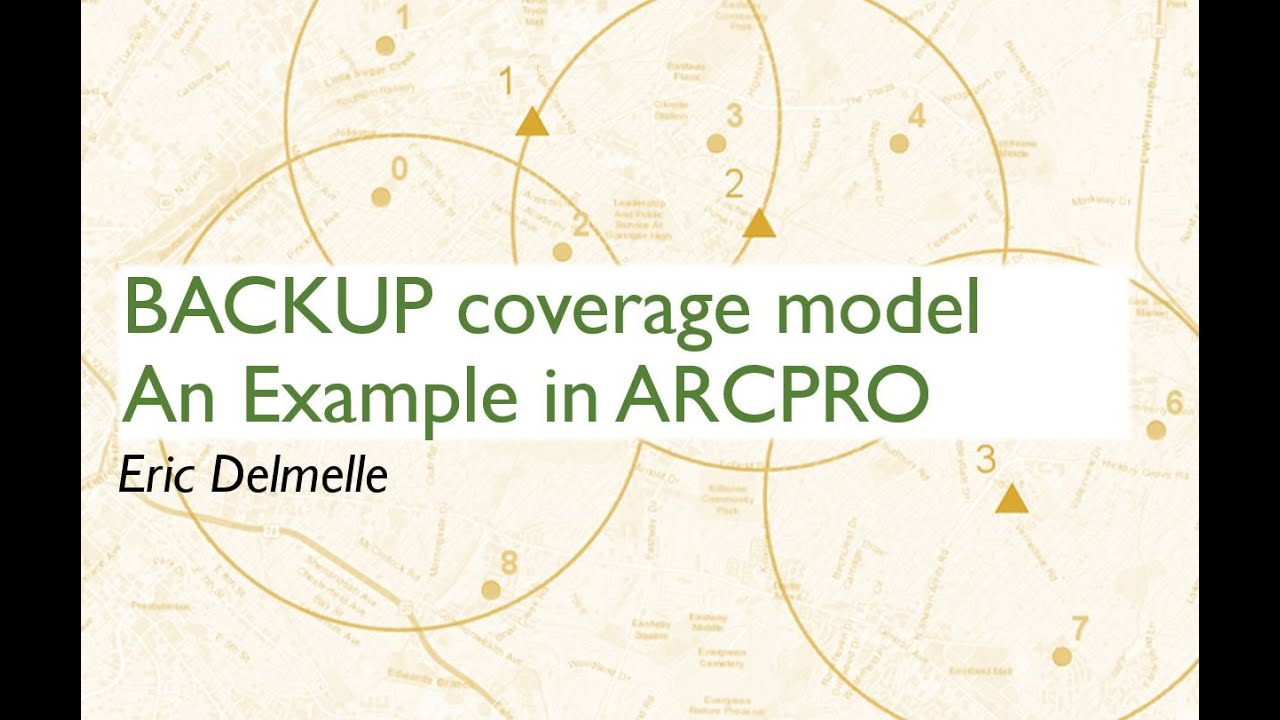 Backup Coverage Location Problem in ArcPro