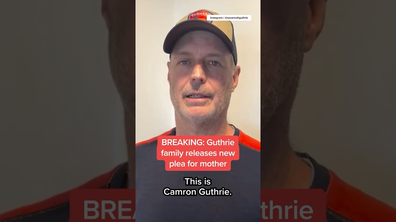 BREAKING: Guthrie family releases new plea for mother