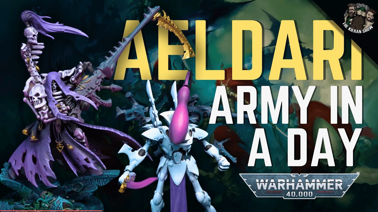 The big fat AELDARI painting CHALLENGE!