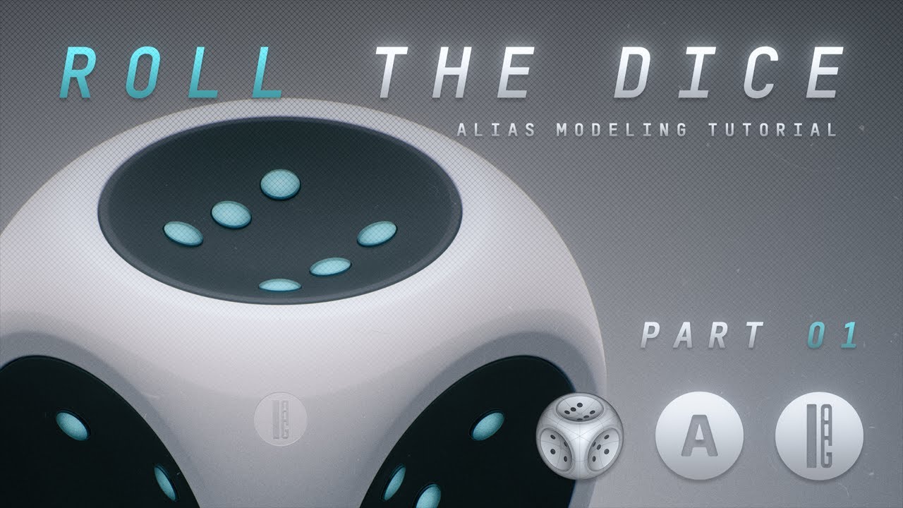 Alias Modeling TUTORIAL - Dice. Part 1