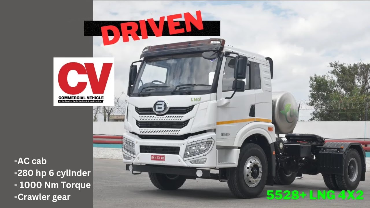 LNG Truck | Blue energy Motors | Drive Video | 18 wheeler | Review | 5528