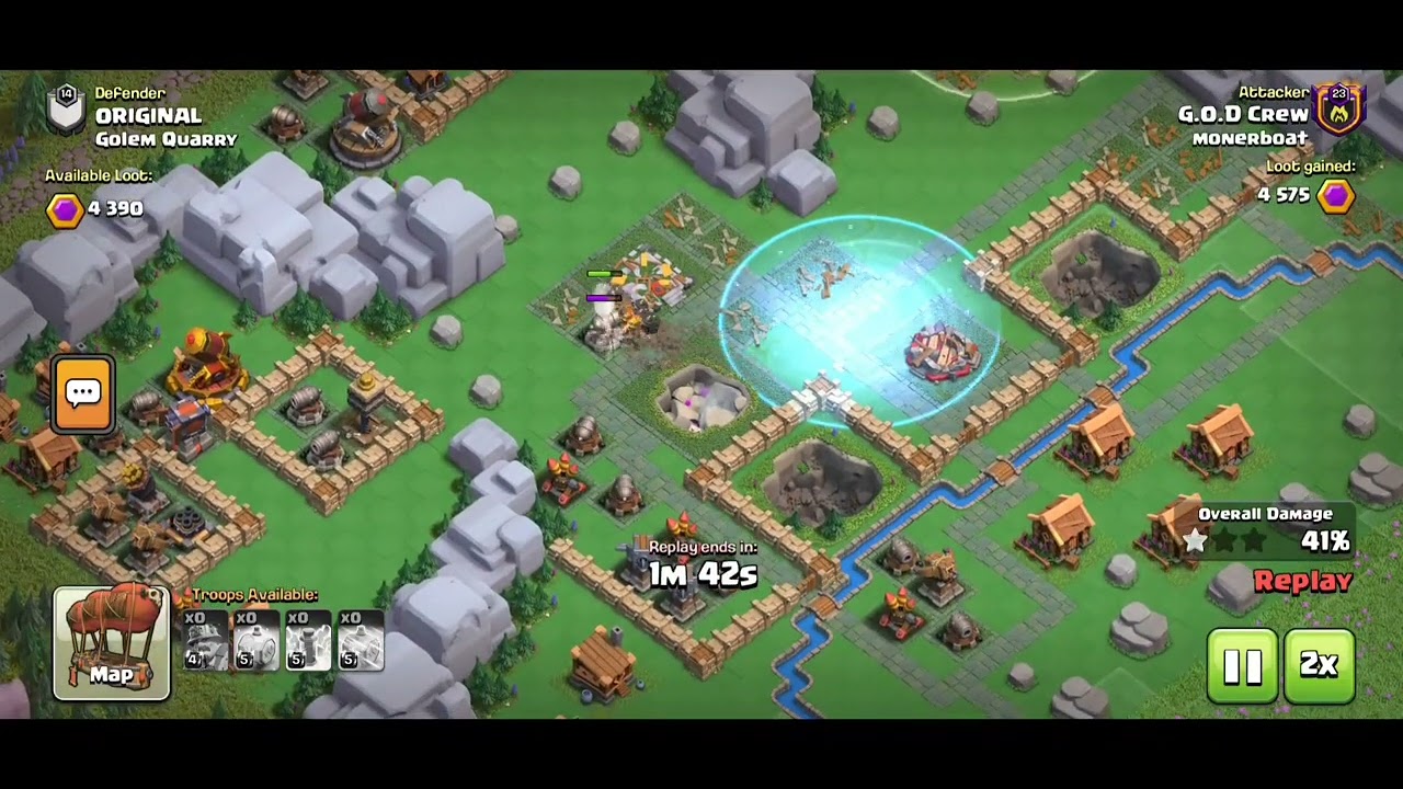 Golem Quarry CRUSHED! Best Clan Capital Strategy You Need to Try!