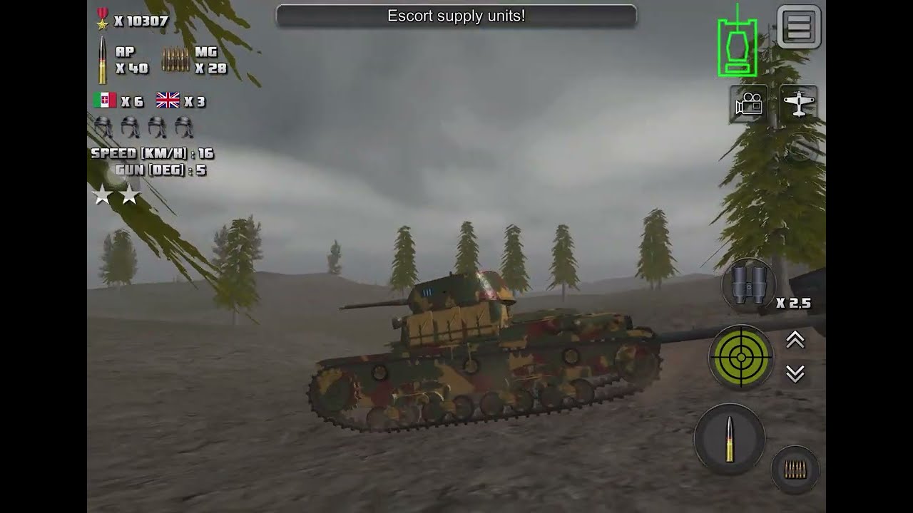 chiến thắng SUPPLY LINE bằng M15/42 trong attack on tank rush 