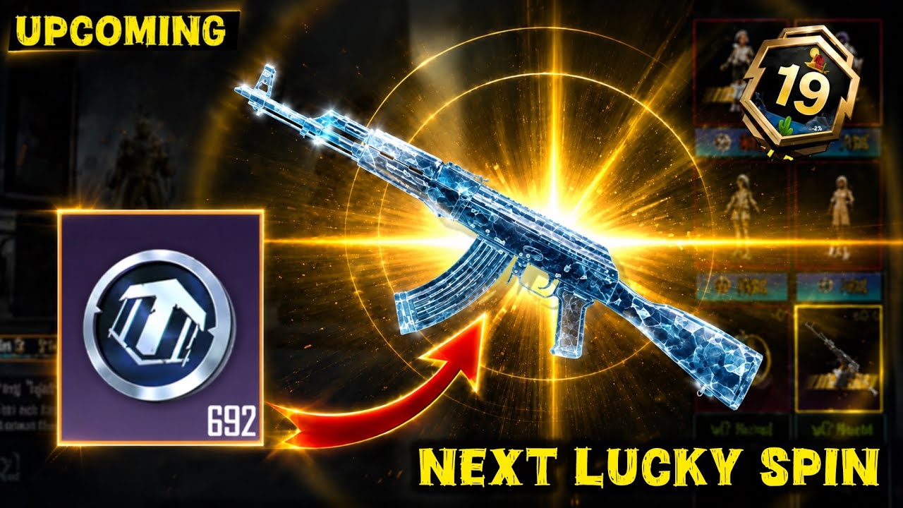 What if AKM GLACIER IN LUCKY SPIN ✅ OMG AKM GLACIER IN GLASSIC CRATE 🛑