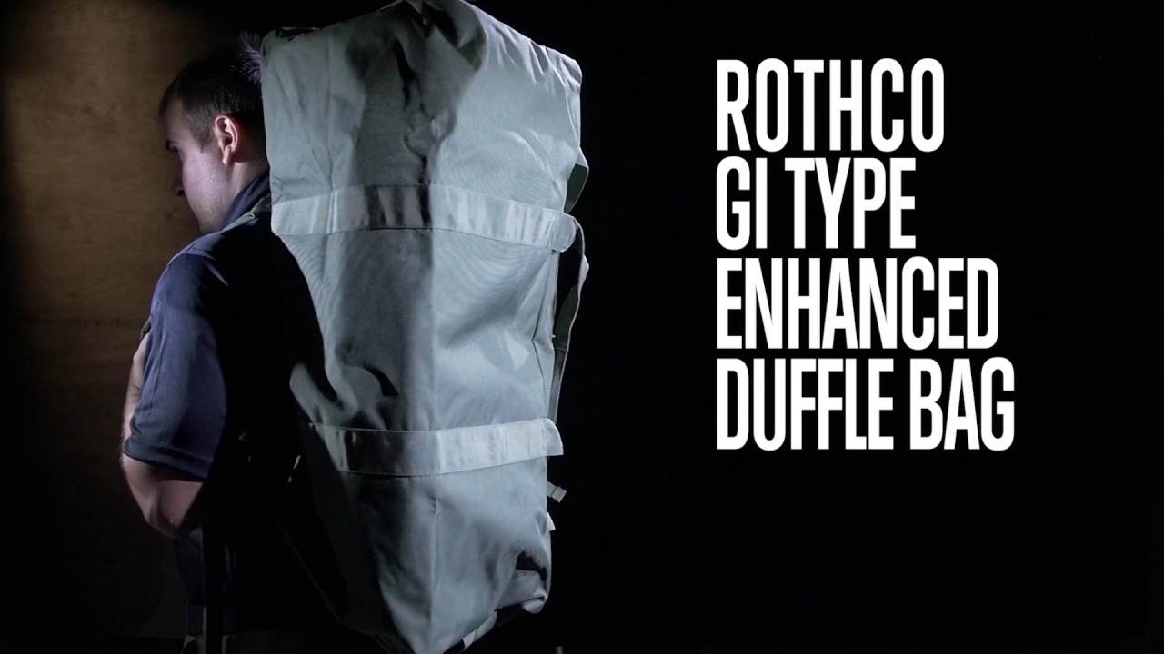 GI Type Enhanced Duffle Bag  - Rothco Product Breakdown