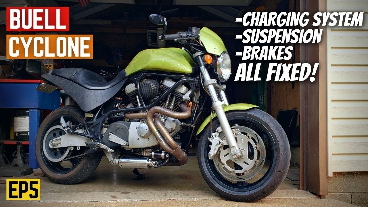 Buell Suspension / Brakes / Charging System ALL FIXED! - EP5
