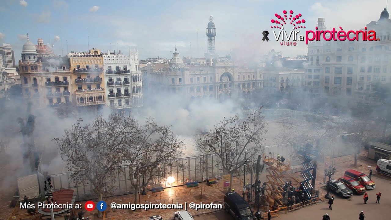 Fallas Valencia 2025, Mascletà Miércoles 19 de Marzo 2025, Pirotecnia Caballer FX