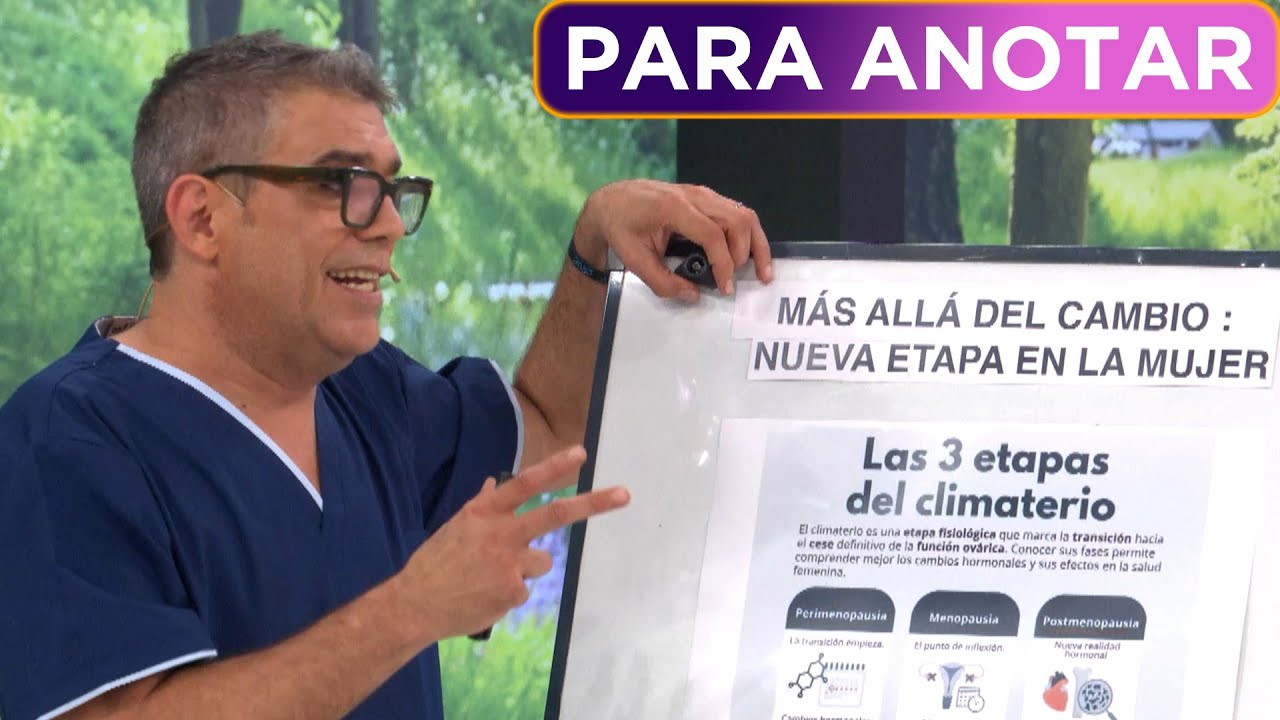 &iquest;Todo es culpa de la menopausia? Adri&aacute;n Cormillot detall&oacute; los s&iacute;ntomas y cambios corporales que trae