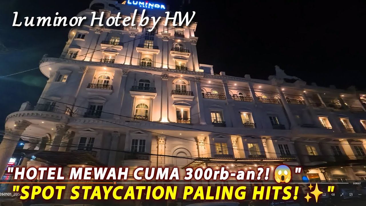 Kamar Mewah Harga Murah  🏨 Review Luminor Hotel Palembang 🏨 Staycation dipusat kota