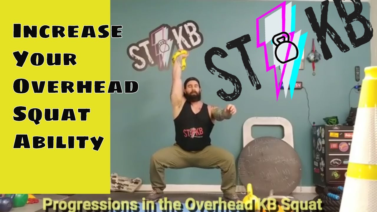 Overhead Kettlebell Squat Progressions : 10 min of Movement & Mobility