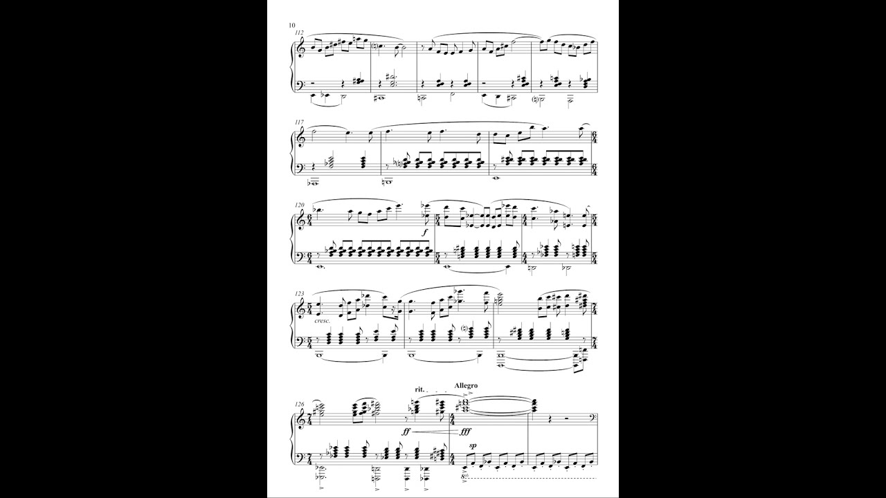 И. Дороднов – Соната № 2. Ноты. Александр Ларионычев (фортепиано)