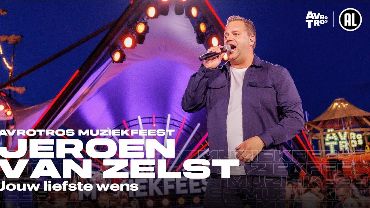 Jeroen van Zelst - Jouw liefste wens (LIVE) • Muziekfeest op het Plein 2024