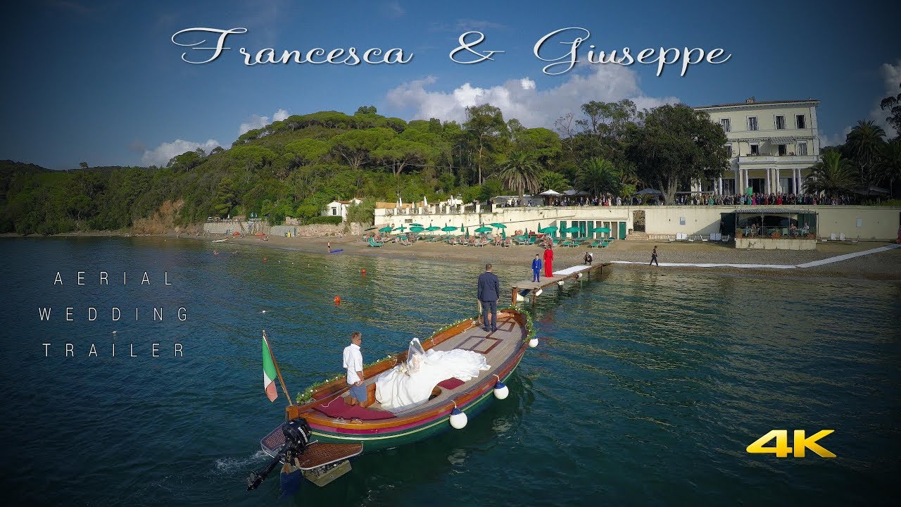 Trailer Matrimonio isola d'Elba - Francesca & Giuseppe - Wedding Drone Video - 4K