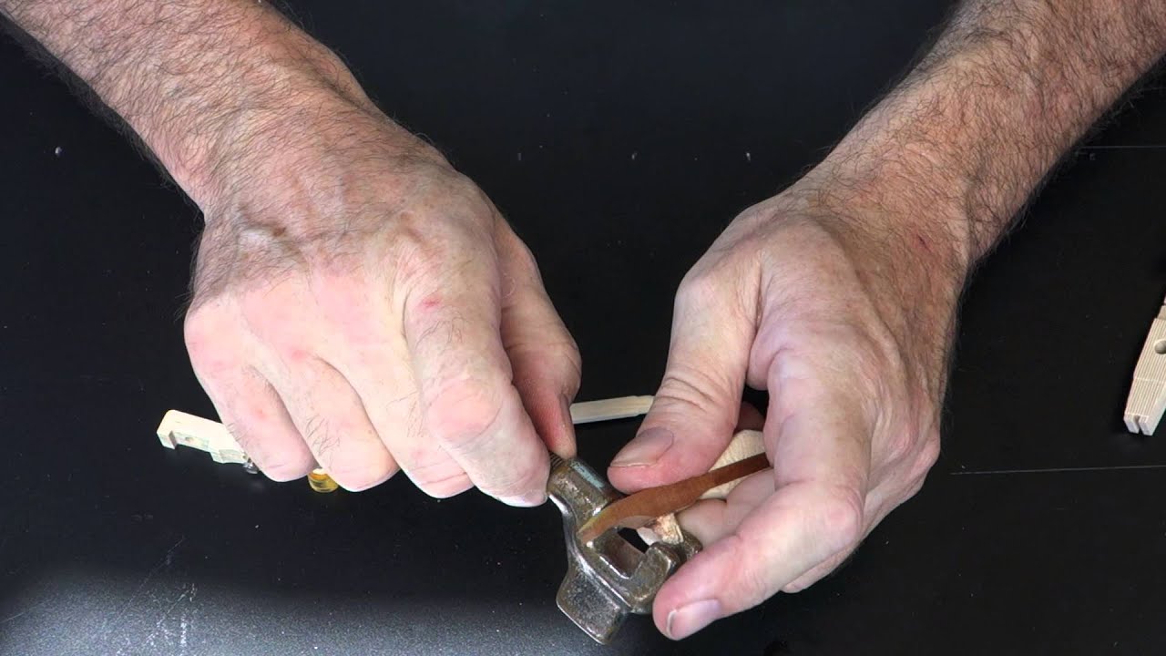 Removing the broken hammer shank stub from a hammer