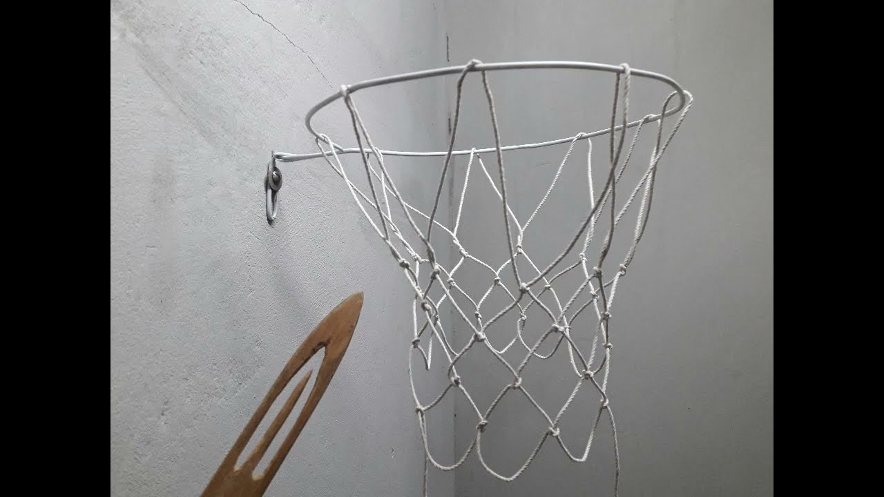 Como hacer una red para aro de basquet