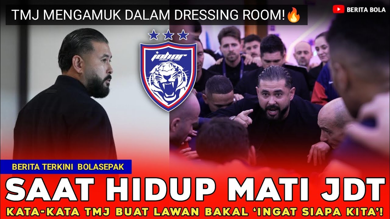 🔴Detik Paling Tegang Di Stadium Sultan Ibrahim – Titah TMJ Ubah Mentaliti JDT Dalam Sekelip Mata!