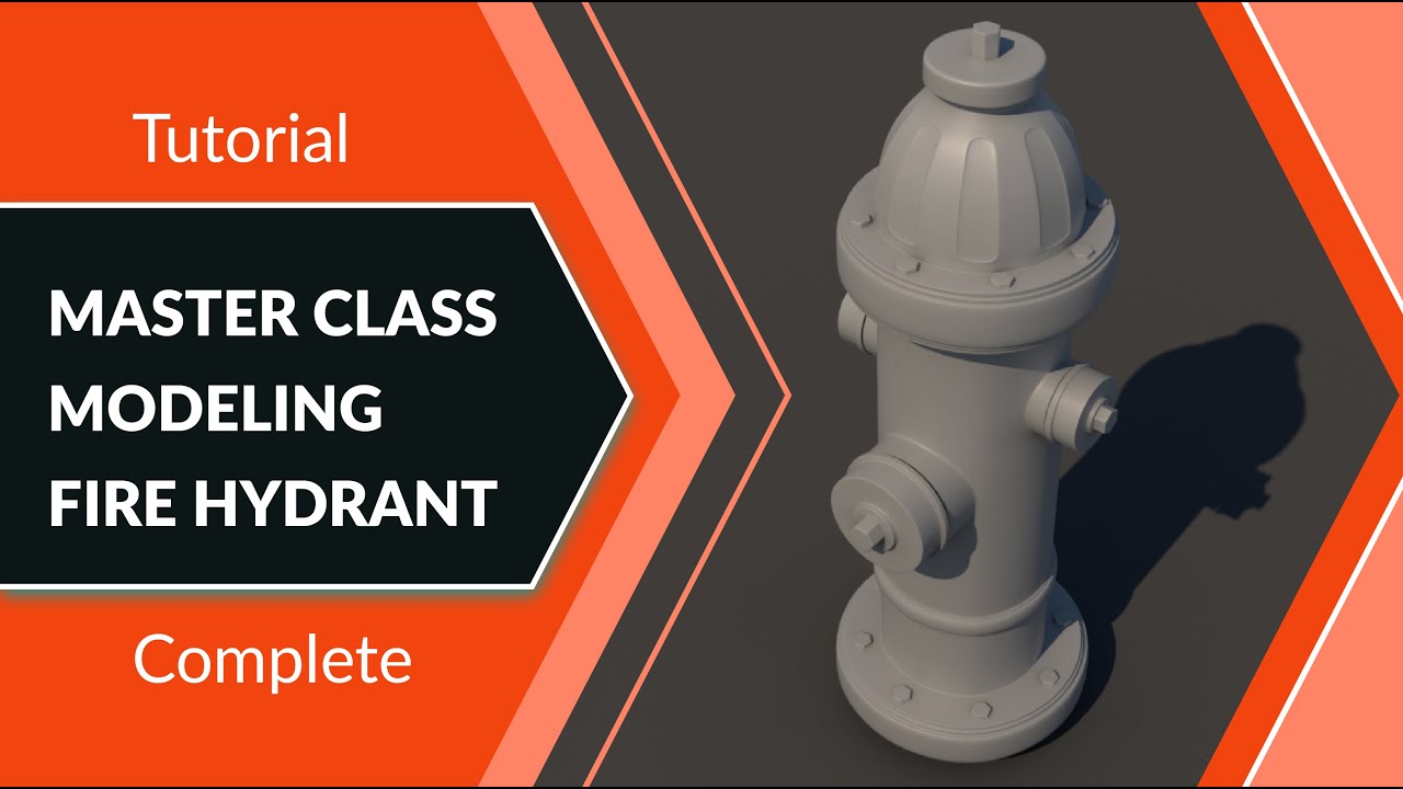 Autodesk Maya - Modeling Fire Hydrant