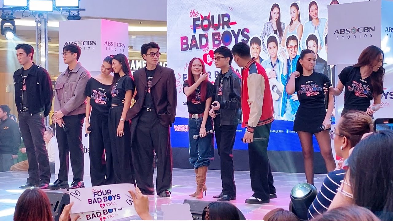 FULL VIDEO THE FOUR BAD BOYS & ME- POSTER REVEAL LIVE AT GATEWAY MALL| ANJI SALVACION BRENT RIVER AC