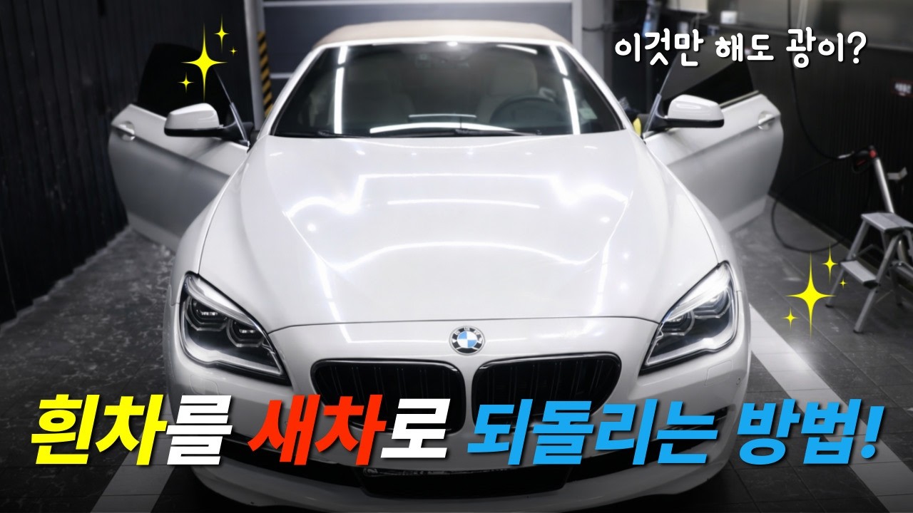 흰차 광택은 