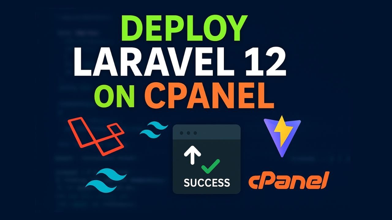 How to deploy Laravel Tailwind CSS  (Vite) project on cPanel 2025