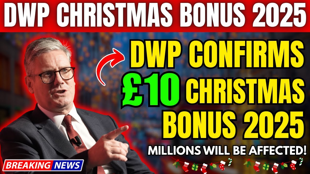 СРОЧНО: DWP подтверждает выплату рождественской премии в размере 10 фунтов стерлингов миллионам л...