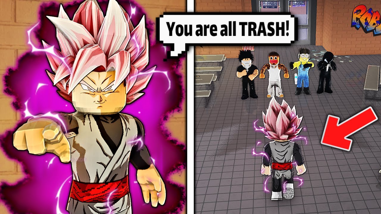 Когда персонаж аниме встречает обычных людей в драке в школе