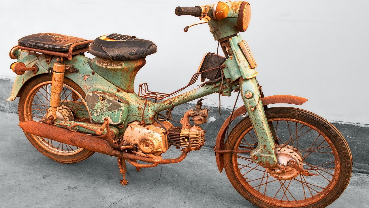 1980 Honda Super Cub C50 Restoration | Part 1: Tear down Old and Rusted Motorcycle