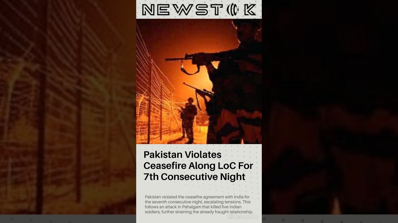 Pakistan Violates Ceasefire Along LoC For 7th Cons...