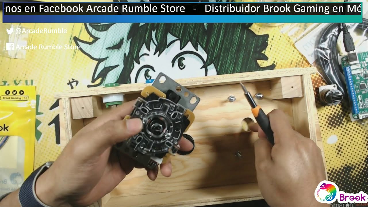 Armando un stick desde cero con componentes Brook Gaming (PS4 Plus)