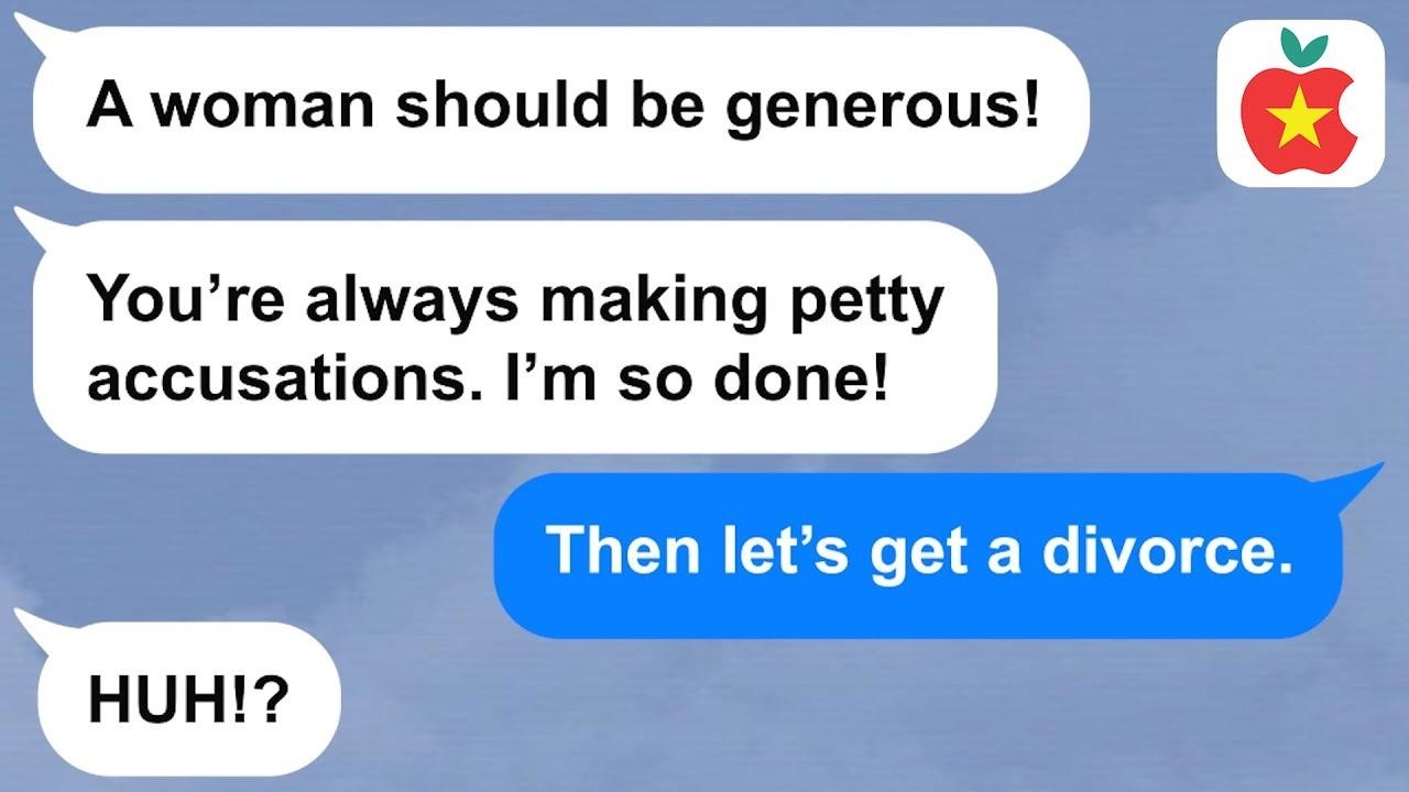 【Apple】My husband demanded to let another woman live at our home. I put my foot down.