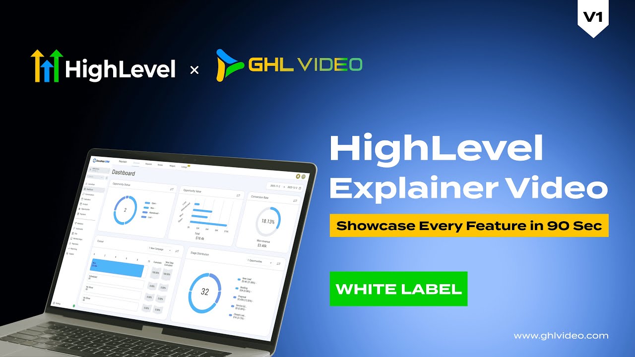 HighLevel White-Label Explainer Video | Showcase Every Feature in 90 Seconds