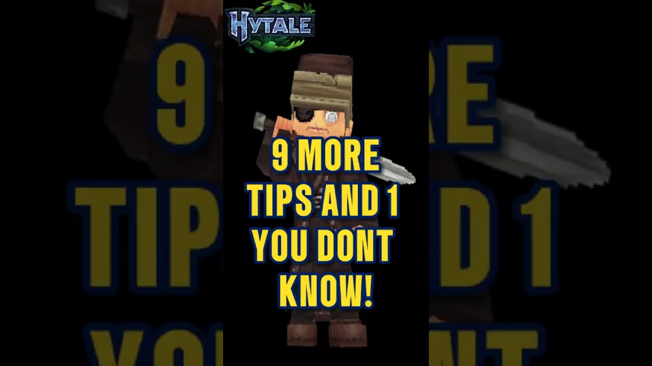 Hytale Early Access: 10 MORE Tips | Beginners Guide For Launch Day!