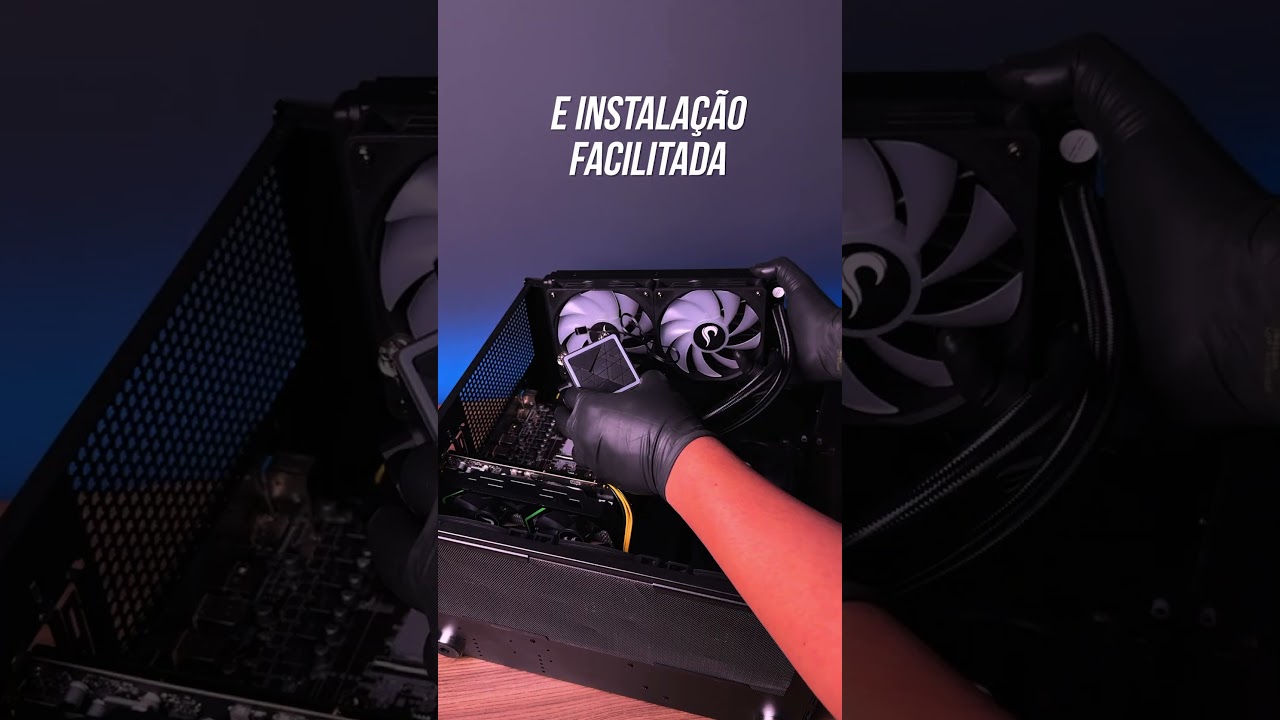 WATER COOLER BLACK RAINBOW 240mm RISE MODE