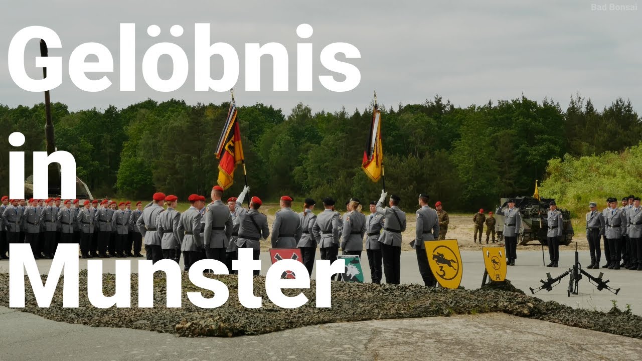 Jetzt knallts: Gelöbnis beim Artillerielehrbataillon 325 in Munster - Bundeswehr PzH 2000 in Aktion