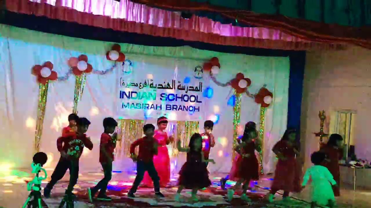 Masirha Indian school annual celebration 2026,, KG students action song performance. 🥰 🥰 🥰 🥰 