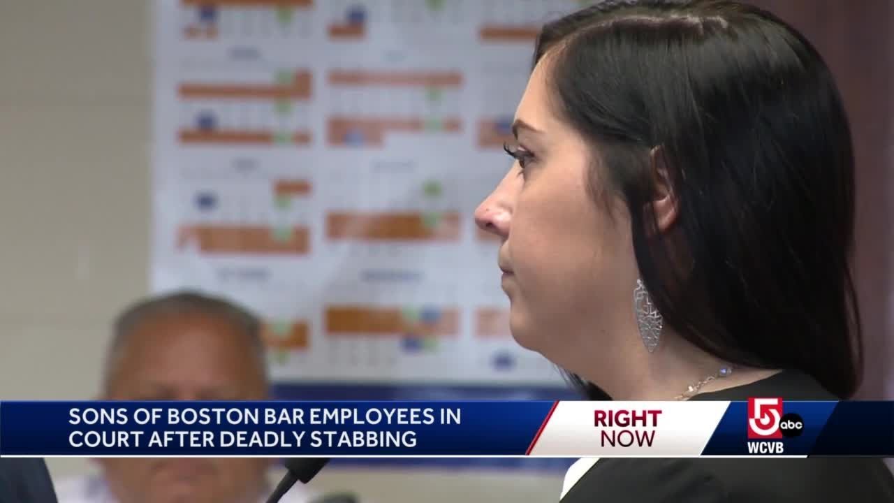 Employees in court in stabbing death of Marine