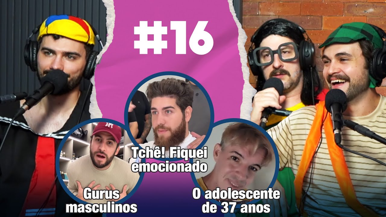 #016 Gurus masculinos, Jovem de 37 anos, Sósia do Piquet e o homem Record