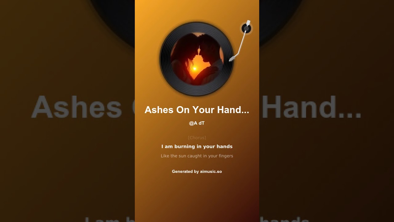 Ashes On Your Hands