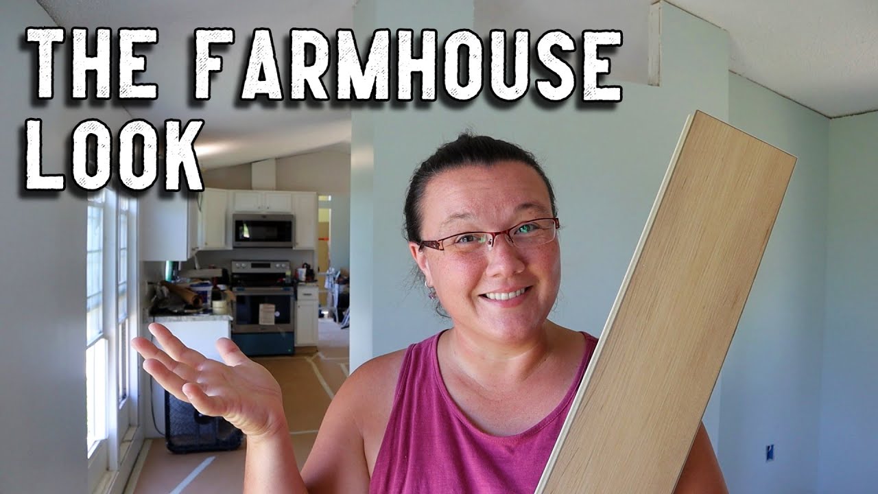 Our New Hickory Floor LOOKS AMAZING!! // Mobile Home Renovation