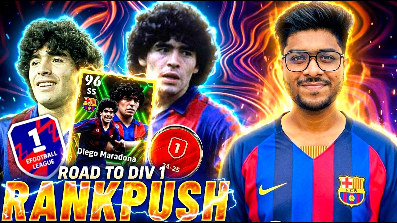 F2P Rankpush With El Pibe de Oro Maradona #efootball #live