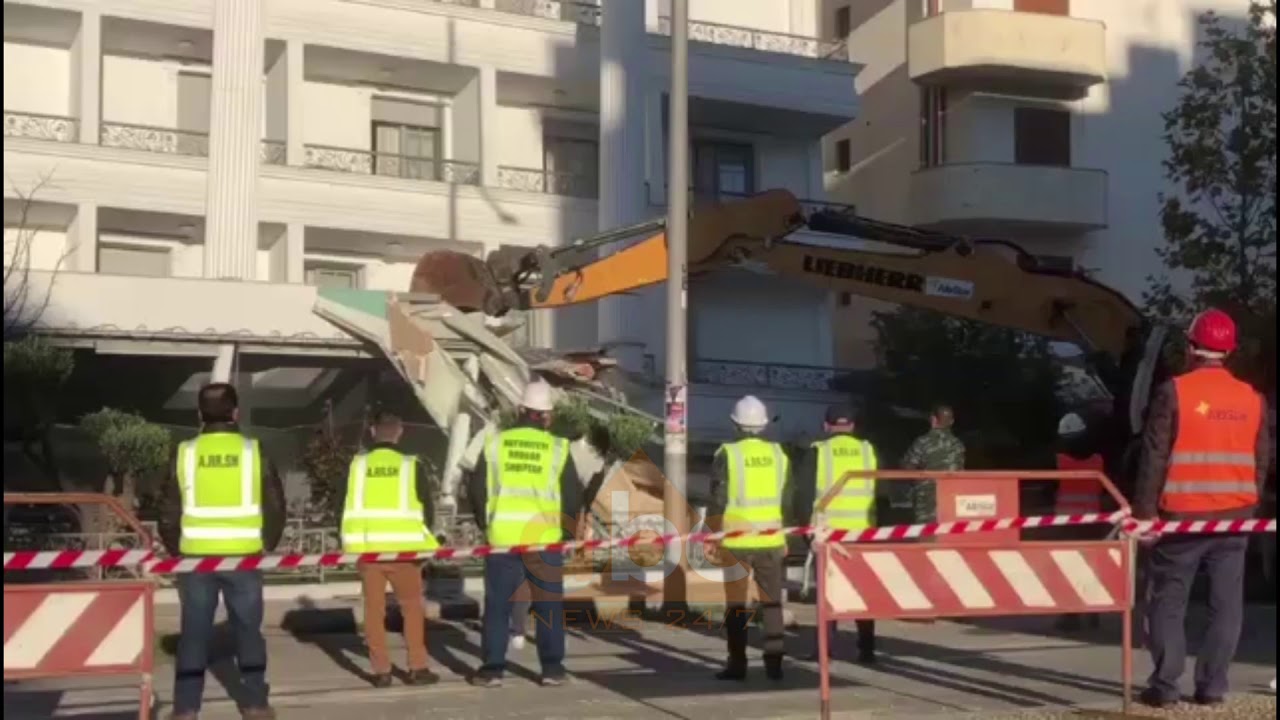 Nis shembja e hotel “Lubjana” ne Durres| ABC News Albania