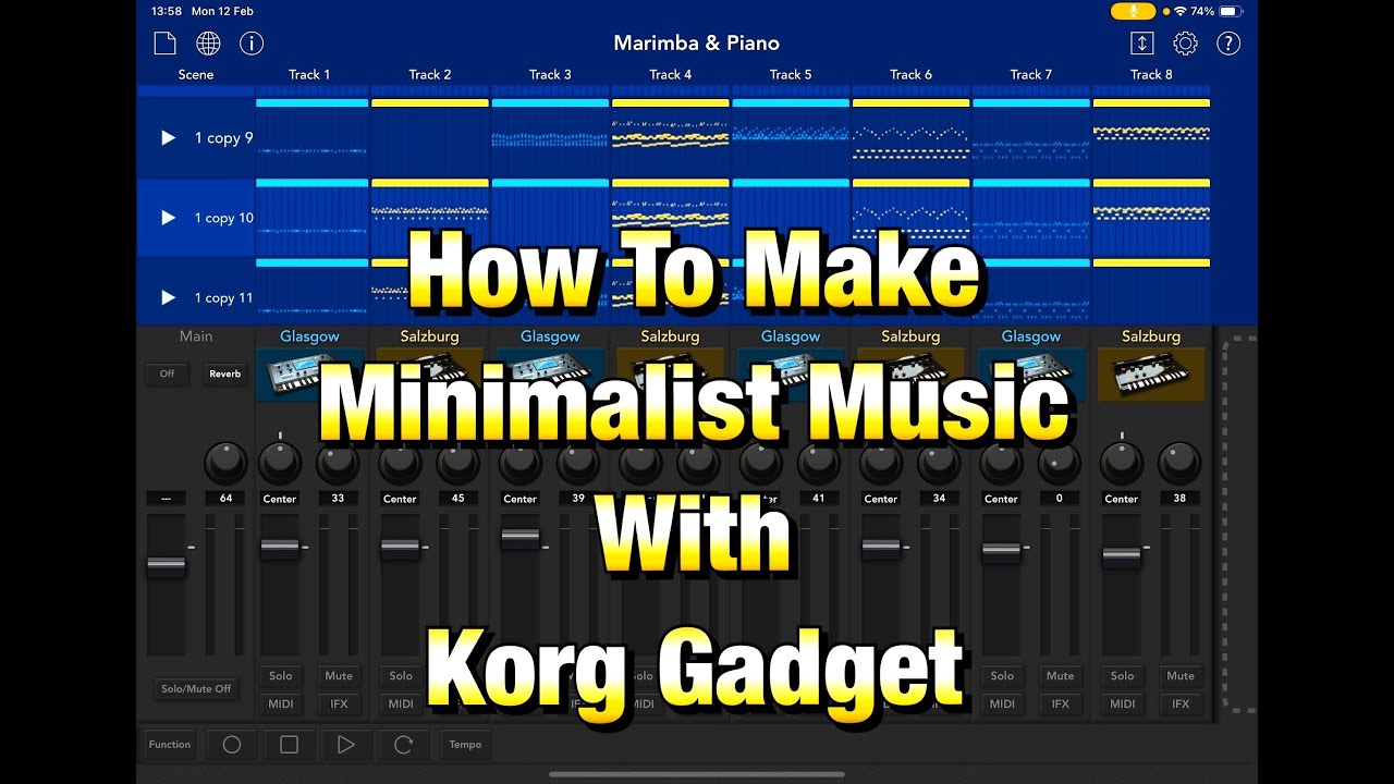 Korg Gadget 3 Tutorial - How To Make Minimalist Music With Gadget