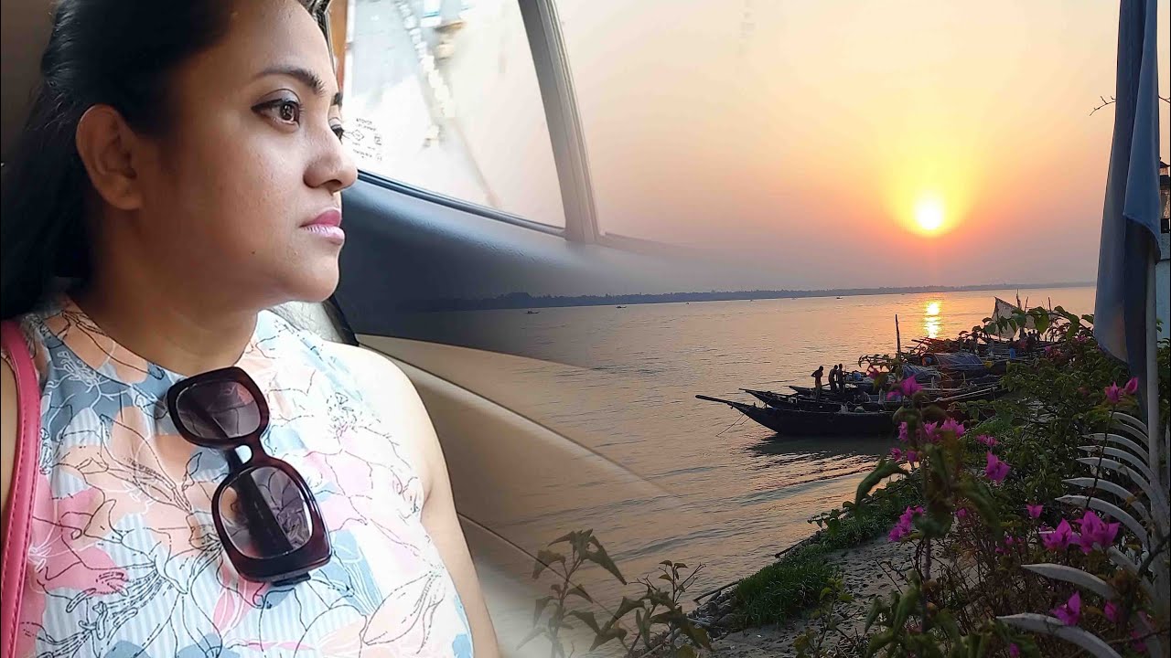 Nodi Teerae | My Bengali Vlog | bangla vlog | Family Vlogs | Ganges Riverside Nodi Teerae, Telari