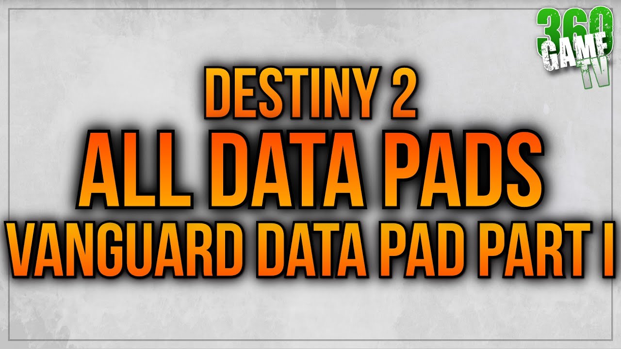All Vanguard Data Pad Investigation Part I Locations Guide - Glassway / Spire / BG - Destiny 2