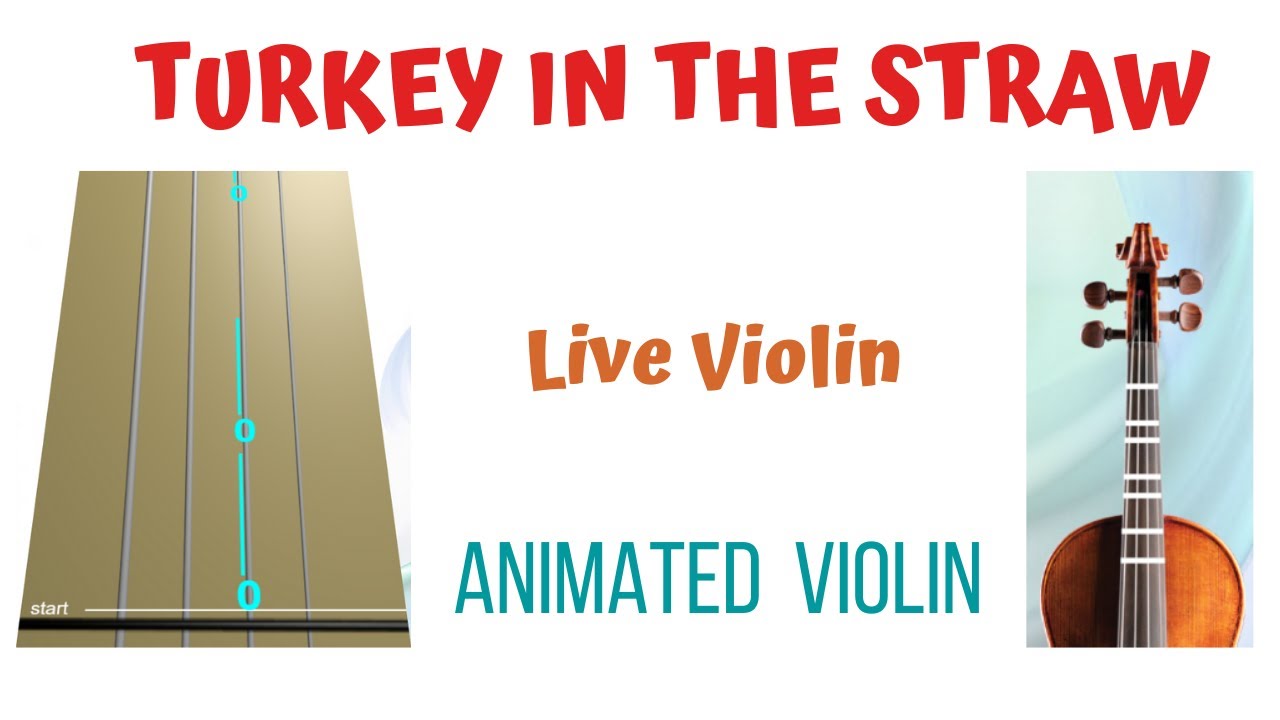 TURKEY IN THE STRAW🦃 VIOLIN DUET: Do you GOBBLE, GOBBLE a Harmony part? In FB🎻!  VIOLIN HERO Tab 🎻 🔢