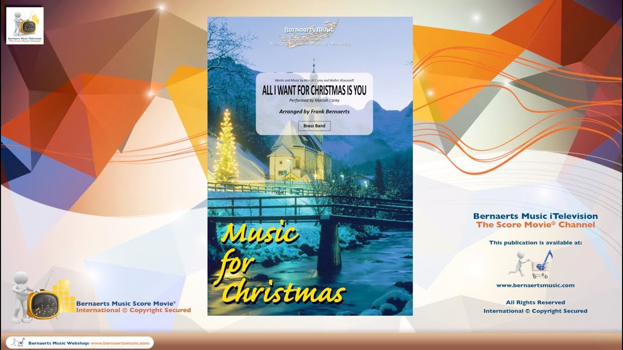ALL I WANT FOR CHRISTMAS IS YOU - Mariah Carey, arr. Frank Bernaerts