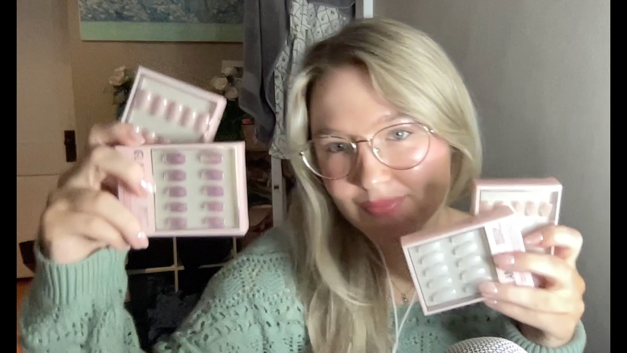 ASMR Nail Haul ~ whisper + gum